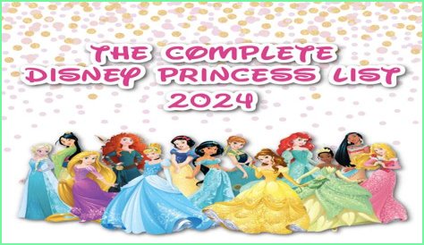 All of the Disney Princess Names: A Comprehensive Guide