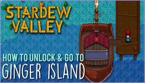 How to get to Ginger Island in Stardew Valley - Repairing Willy's boat